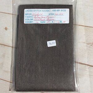 Betsy Ross Linen Cross Stitch FLINTLOCK BROWN 16 Count